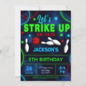 Invitation au bowling (Devant)