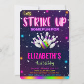 Invitation au bowling (Devant)