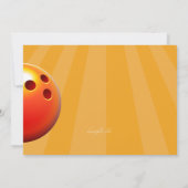 Invitation au bowling 'Fun To Spare' (Dos)