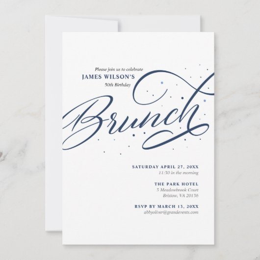 Invitation au brunch (Devant)