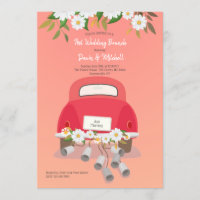 Invitation au brunch après mariage