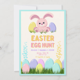 Invitation au Brunch & Chasse aux œufs de Pâques  