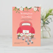 Invitation au brunch d'après mariage (Debout devant)