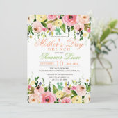 Invitation au brunch de la fête des mères (Debout devant)