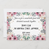 Invitation au brunch de la fête des Mères (Dos)