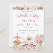 Invitation au brunch de la fête des Mères (Devant)