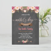 Invitation au brunch de la fête des mères (Debout devant)