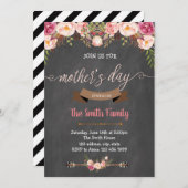 Invitation au brunch de la fête des mères (Devant / Derrière)