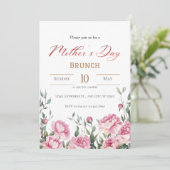 Invitation au brunch de la fête des Mères (Debout devant)