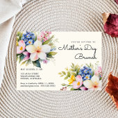 Invitation au brunch de la fête des mères aquarell