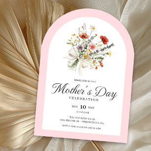 Invitation au brunch de la fête des mères Arch Flo