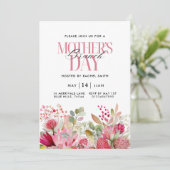 Invitation au brunch de la fête des mères avec fle (Debout devant)