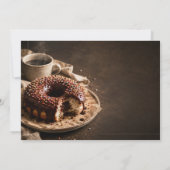 Invitation au brunch de la fête des Pères – Donuts (Dos)