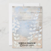 Invitation au brunch de la nuptiale du papillon de (Dos)