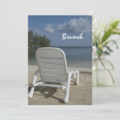 Invitation au brunch de mariage après la cérémonie (Debout devant)