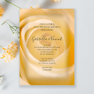 Invitation au brunch de mariage post-nuptial White