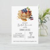 Invitation au brunch de mariage pour les pancakes (Debout devant)