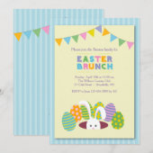 Invitation au brunch de Pâques (Devant / Derrière)