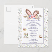 Invitation au brunch de Pâques (Devant / Derrière)