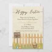 Invitation au brunch de Pâques (Devant)