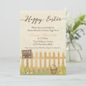 Invitation au brunch de Pâques (Debout devant)