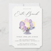 Invitation au brunch de Pâques (Devant)