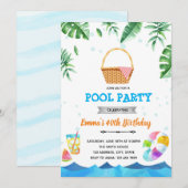 Invitation au brunch de pique-nique tropical à la (Devant / Derrière)