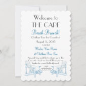 Invitation au brunch de plage (Devant)