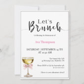 Invitation au brunch de retraite • Adieu au champa (Devant)