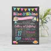 Invitation au brunch « Debout, c'est l'heure » (ta (Debout devant)