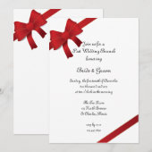 Invitation au brunch d'hiver de mariage après-céré (Devant / Derrière)