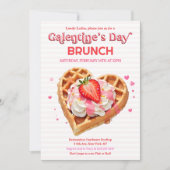 Invitation au brunch du petit-déjeuner de la Saint (Devant)