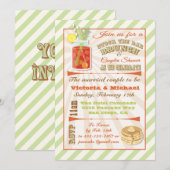 Invitation au brunch et bloody marys du bar (Devant / Derrière)