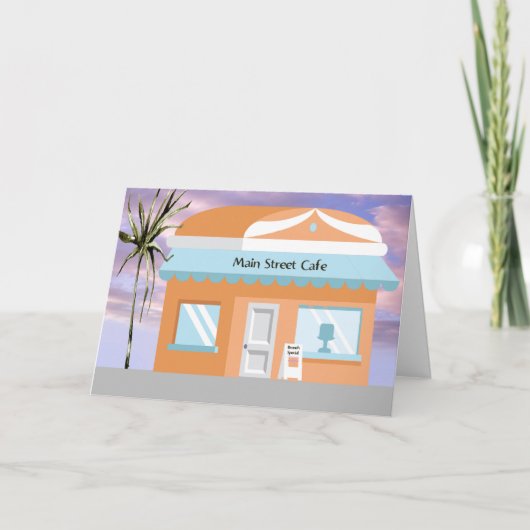 Invitation au brunch mensuel pour les dames (Devant)