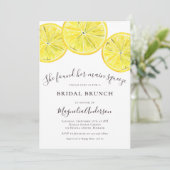 Invitation au brunch nuptial des citrons (Debout devant)