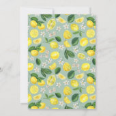 Invitation au brunch nuptial des citrons verts (Dos)