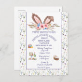 Invitation au brunch potluck de Pâques (Devant / Derrière)