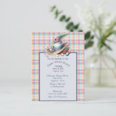 Invitation au brunch potluck du chapeau de Pâques (Debout devant)