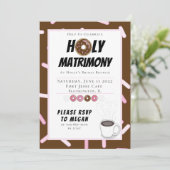 Invitation au brunch sur le mariage sacré personna (Debout devant)