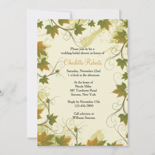 Invitation au cadre graphique (Devant)