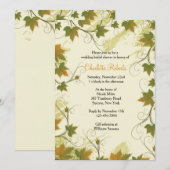 Invitation au cadre graphique (Devant / Derrière)