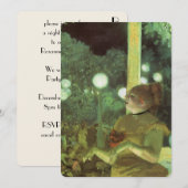 Invitation Au Café Concert de Degas Degas, Karaoke Party (Devant / Derrière)