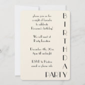 Invitation Au Café Concert de Degas Degas, Karaoke Party (Dos)