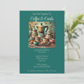 Invitation au café et aux cartes (Debout devant)