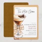 Invitation au café pour 50e anniversaire, un peu p (Devant / Derrière)