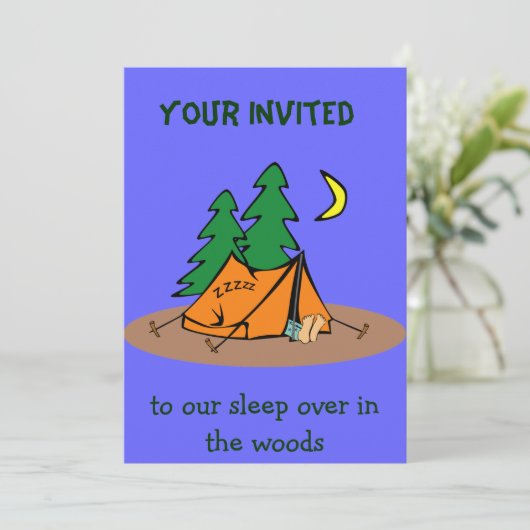 invitation au camping (Debout devant)