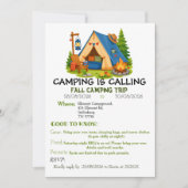Invitation au camping (Devant)