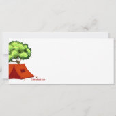 Invitation au camping pour enfants (Dos)