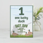 Invitation au canard d'anniversaire (Debout devant)