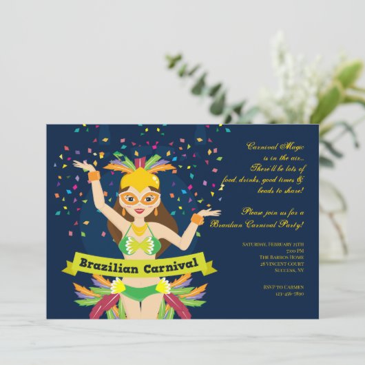 Invitation au carnaval (Debout devant)